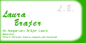 laura brajer business card